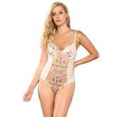 Holly Mesh Teddy - Pink